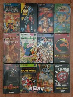Collection De Lots Personnels Super Famicom 97 Jeux Exc. Condition Snes Sfc Nintendo