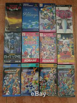 Collection De Lots Personnels Super Famicom 97 Jeux Exc. Condition Snes Sfc Nintendo