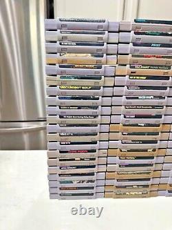 Collection authentique de jeux vidéo Super Nintendo SNES (K-S) à choisir