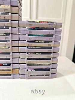 Collection authentique de jeux vidéo Super Nintendo SNES (K-S) à choisir