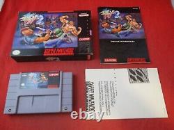 Combat Final 2 (Super Nintendo SNES) COMPLET avec boîte, manuel et jeu FONCTIONNE