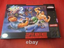 Combat Final 2 (Super Nintendo SNES) COMPLET avec boîte, manuel et jeu FONCTIONNE