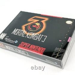 Combat Mortal 3 Snes Complete En Boîte Cib Super Nintendo Box Manuals Inserts