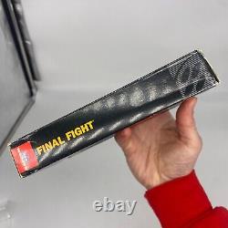 Combat final (Super Nintendo SNES) Boîte, cartouche de jeu avec manuel et protecteur, fonctionne
