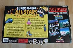 Consola Super Nintendo Snes Super Mario Toutes Les Étoiles Pack Muy Buen Estado En Caja