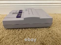 Console Bundle SNES Super Nintendo OEM 10 jeux, manettes testées