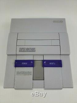 Console De Jeux Vidéo Super Nintendo Snes Original Pack Sport 3 Jeux Tous Testés