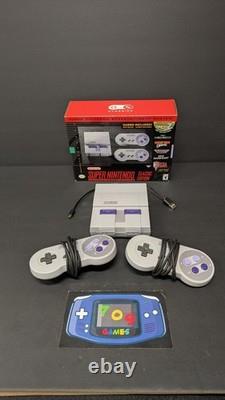 Console Mini Authentique Super Nintendo SNES Classic Edition avec 21 Jeux Intégrés