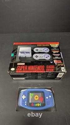 Console Mini Édition Classique Super Nintendo SNES Authentique avec 21 Jeux Intégrés
