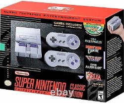 Console Mini Super Nintendo SNES Classic Edition Avec 21+ 7,000 Jeux Intégrés