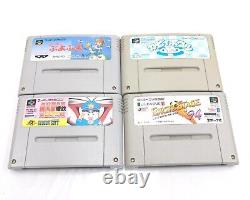 Console Nintendo SFC Super Famicom en boîte et 8 jeux SNES japonais 0627