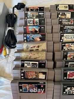 Console Nintendo SNES Super Nintendo Mega Bundle 20 Jeux & 2 Manettes
