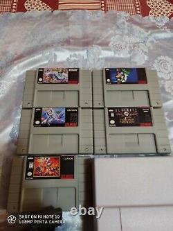 Console Nintendo Snes Super USA Ntsc Versione Americana Con 5 Snes Giochi Repro