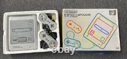 Console Nintendo Super Famicom SNES Complète avec Boîte + Pack de 50 Jeux