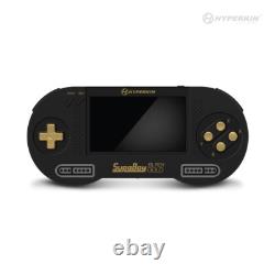 Console Portable Hyperkin SupaBoy Poche Noir Or Jeux Super Nintendo SNES