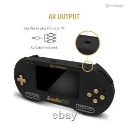 Console Portable Hyperkin SupaBoy Poche Noir Or Jeux Super Nintendo SNES