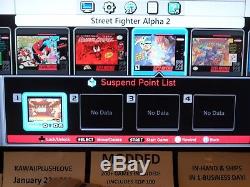 Console Snes Edition Classique Système Super Nintendo Hacked / Modded 200+ Games