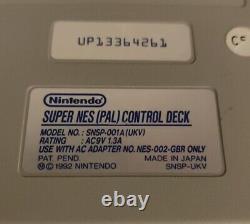Console Snes Super Nintendo. Peroxyde Restauré, Dépouillé Et Testé. Ailes Pilotes