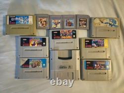 Console Super Nintendo 11 Jeux Adaptateur HDMI & Gameboy Pack Mario Kart SNES