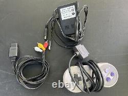 Console Super Nintendo Bundle SNES-001 Bundle 3 Jeux Manette, Testé