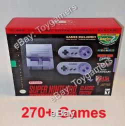 Console Super Nintendo Classic Edition Snes Mini 270+ Jeux 100% Authentique