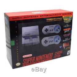 Console Super Nintendo Classic Edition Système De Divertissement Snes Mini Hdmi Nouveau