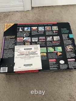 Console Super Nintendo Control Set SNES SNS-001 Complet dans sa boîte avec 6 jeux.