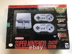 Console Super Nintendo Entertainment System avec bundle de 20 jeux préinstallés