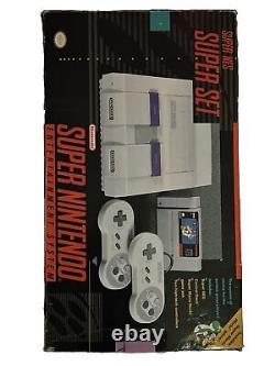 Console Super Nintendo SNES 1991 ORIGINALE sans jeu TESTÉ FONCTIONNE Vintage