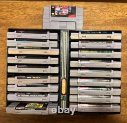 Console Super Nintendo (SNES) 2 Manettes 19 Jeux Tout Testé et Fonctionnel
