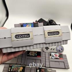 Console Super Nintendo SNES & Bundle de jeux Super Mario (World, All Stars & Kart)