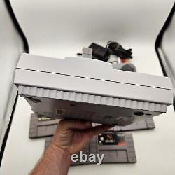 Console Super Nintendo SNES & Bundle de jeux Super Mario (World, All Stars & Kart)