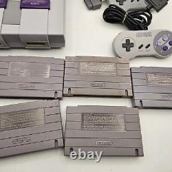 Console Super Nintendo SNES & Bundle de jeux Super Mario (World, All Stars & Kart)