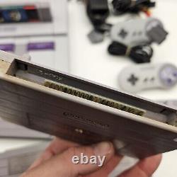 Console Super Nintendo SNES & Bundle de jeux Super Mario (World, All Stars & Kart)
