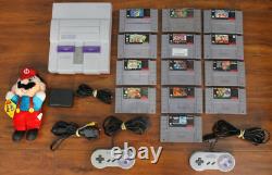 Console Super Nintendo SNES Pack de 13 Jeux Vidéo