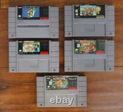 Console Super Nintendo SNES Pack de 13 Jeux Vidéo