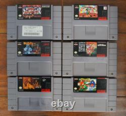 Console Super Nintendo SNES Pack de 13 Jeux Vidéo