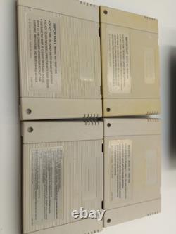 Console Super Nintendo SNES Rénovée Bundle Mario Kart 4 Jeux 2 Manettes