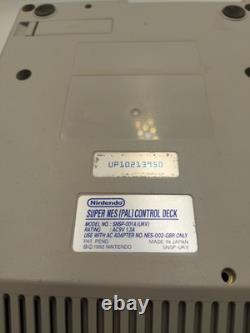 Console Super Nintendo SNES Rénovée Bundle Mario Kart 4 Jeux 2 Manettes