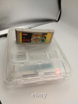 Console Super Nintendo SNES Rénovée Bundle avec Mario 4 Jeux 2 Manettes