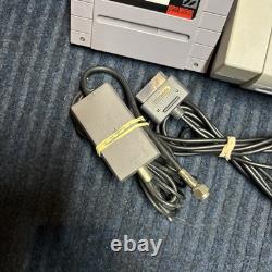 Console Super Nintendo SNES SNS-001 avec 6 jeux, manette et câbles testés