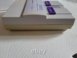 Console Super Nintendo SNES Système Complet Dans La Boîte CIB ! LIRE