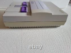 Console Super Nintendo SNES Système Complet Dans La Boîte CIB ! LIRE