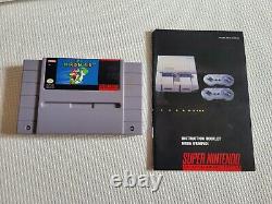 Console Super Nintendo SNES Système Complet Dans La Boîte CIB ! LIRE
