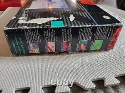Console Super Nintendo SNES Système Complet Dans La Boîte CIB ! LIRE