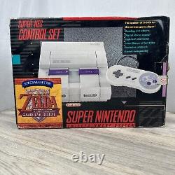 Console Super Nintendo SNES Zelda Link To Past BOÎTE Insert en polystyrène PAS DE SYSTÈME