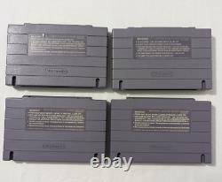 Console Super Nintendo SNES avec 10 jeux! Testé, fonctionne