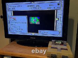 Console Super Nintendo SNES avec ensemble de 6 jeux + câbles et manettes testés