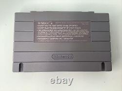 Console Super Nintendo SNES avec manette et 6 jeux, F-Zero