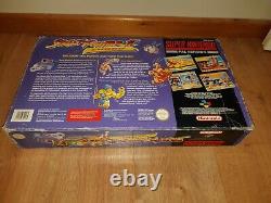 Console Super Nintendo Snes En Boîte Avec Super Street Fighter 2 Turbo 1 Chip